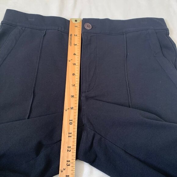 Lands' End starfish straight‎ leg pin tuck casual career crop length pants - Picture 11 of 12